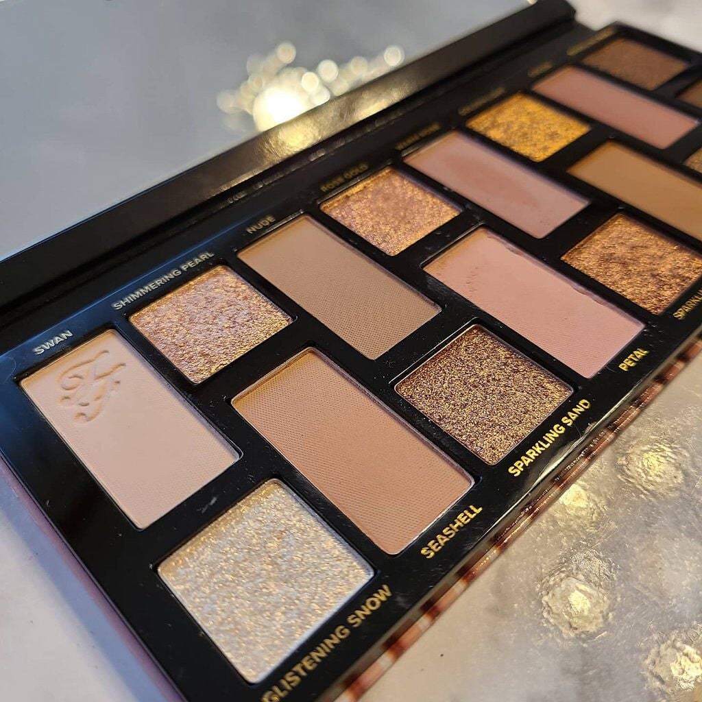 ボーン ディス ウェイ ザ ナチュラル ヌード アイシャドウ パレット/Too Faced/アイシャドウパレットを使ったクチコミ(4枚目)