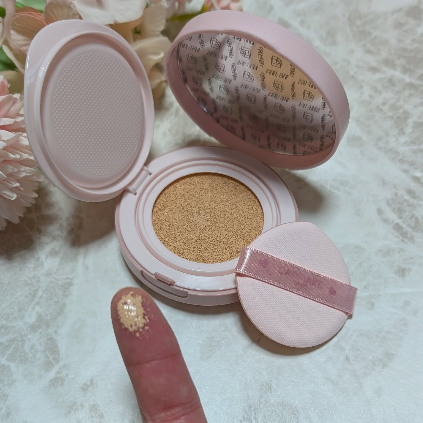 フィットグロウクッション/キャンメイク/クッションファンデーションを使ったクチコミ(5枚目)