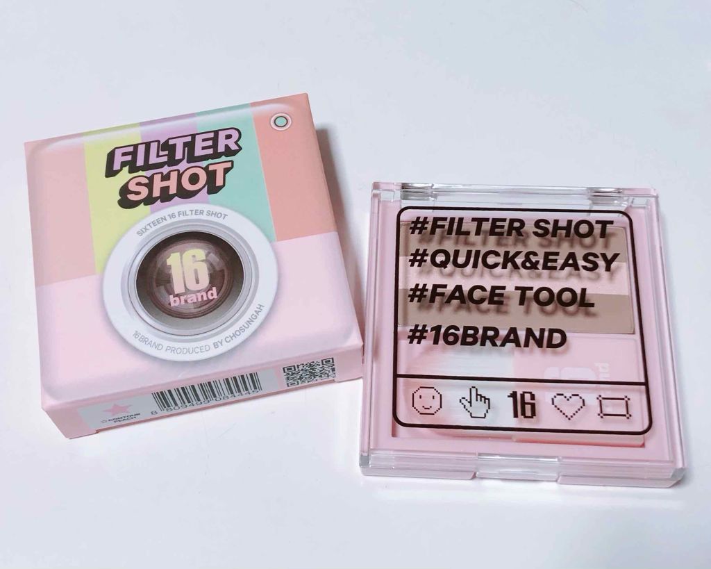 FILTER SHOT/16BRAND/プレストパウダーを使ったクチコミ（1枚目）