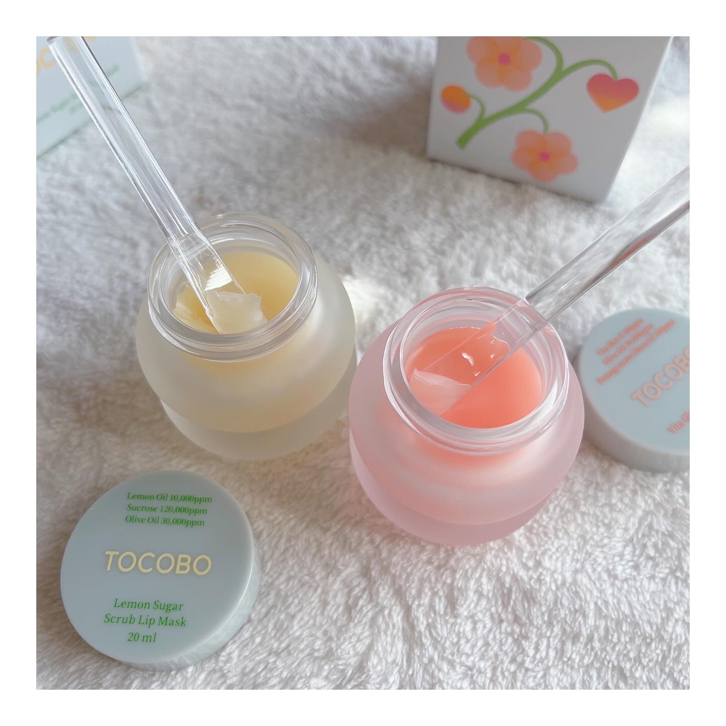 レモンシュガースクラブリップマスク/TOCOBO/リップスクラブを使ったクチコミ（3枚目）