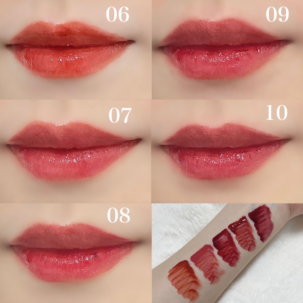 ザ ウォータリーデューティント/MERZY/リップティントを使ったクチコミ(5枚目)