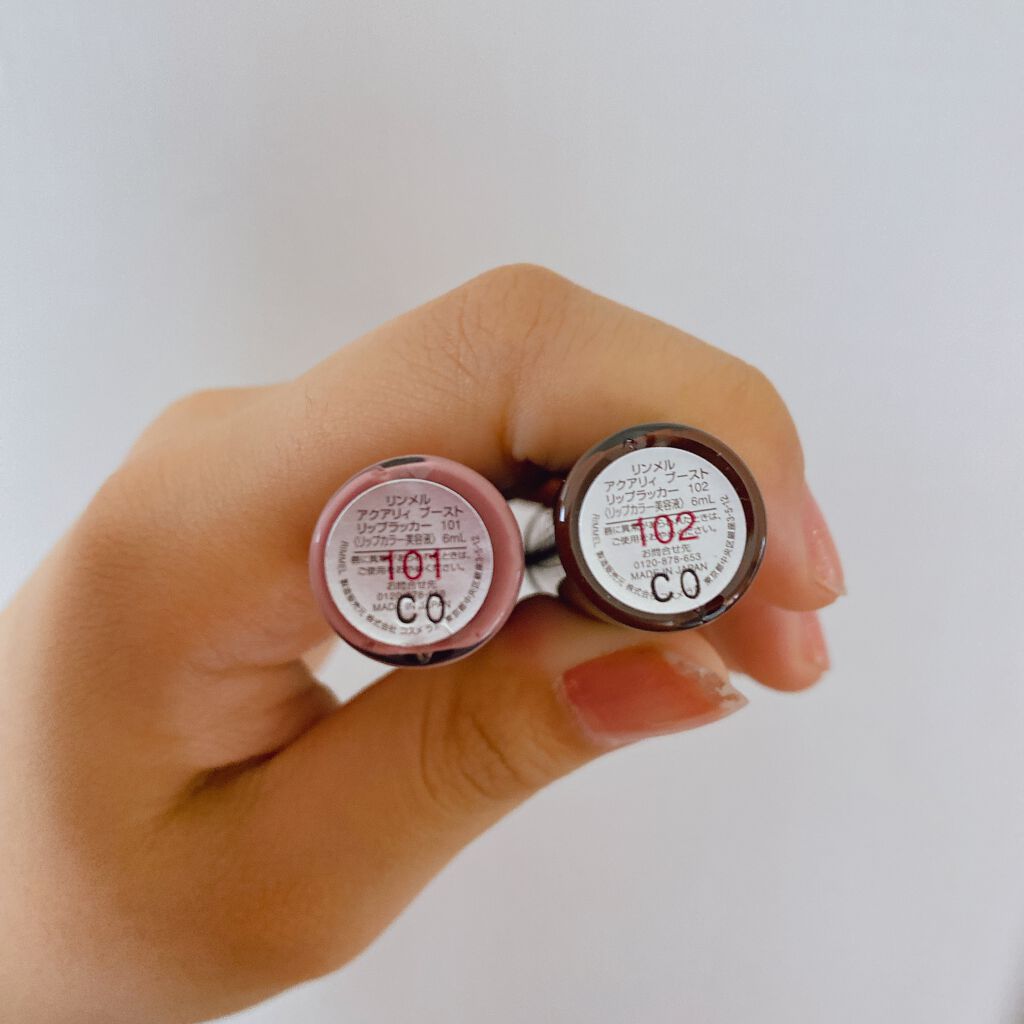 アクアリィ ブースト リップラッカー/リンメル ロンドン/リップグロスを使ったクチコミ(6枚目)