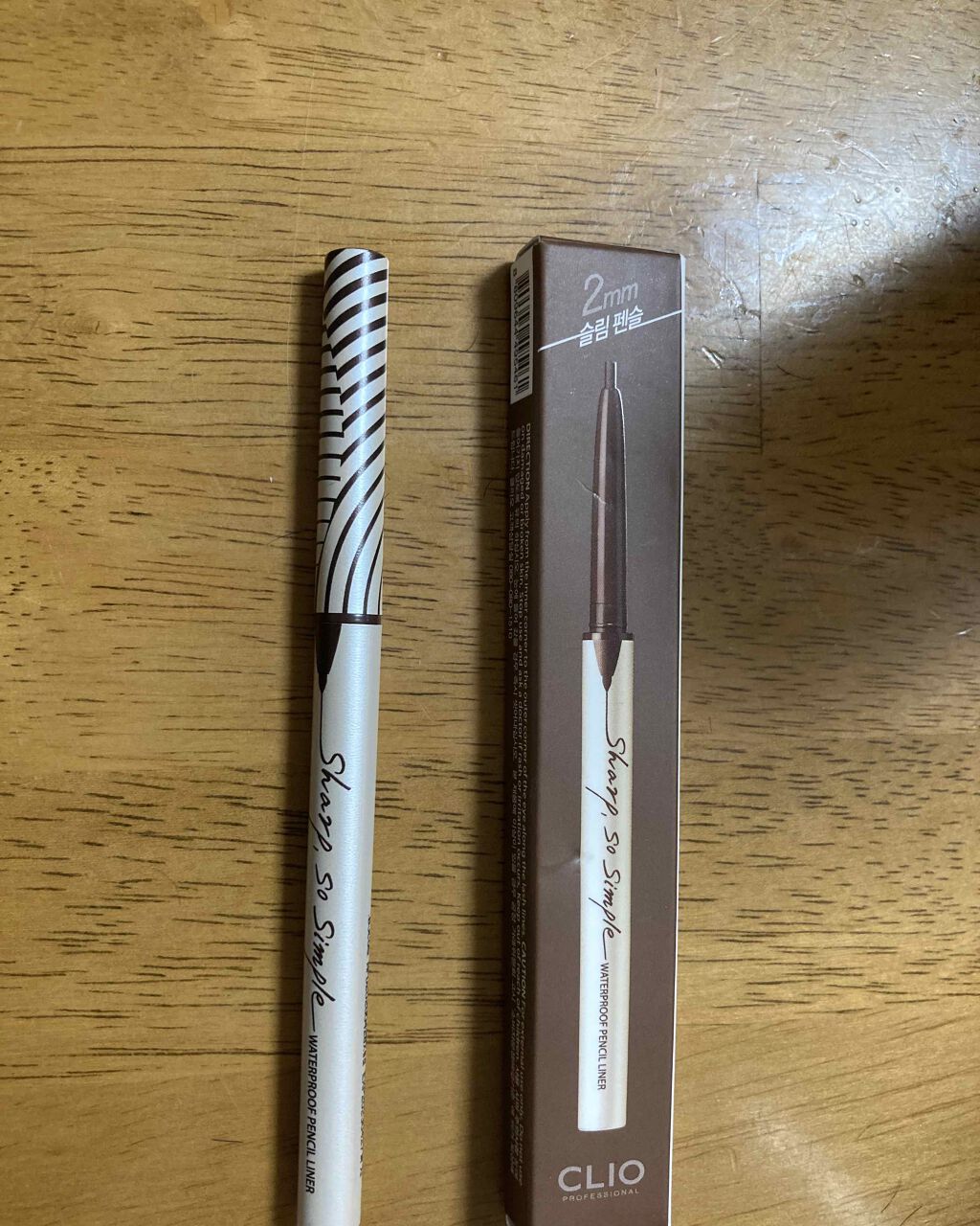 シャープ ソ シンプル ウォータープルーフ ペンシル ライナー/CLIO/ペンシルアイライナーを使ったクチコミ(1枚目)