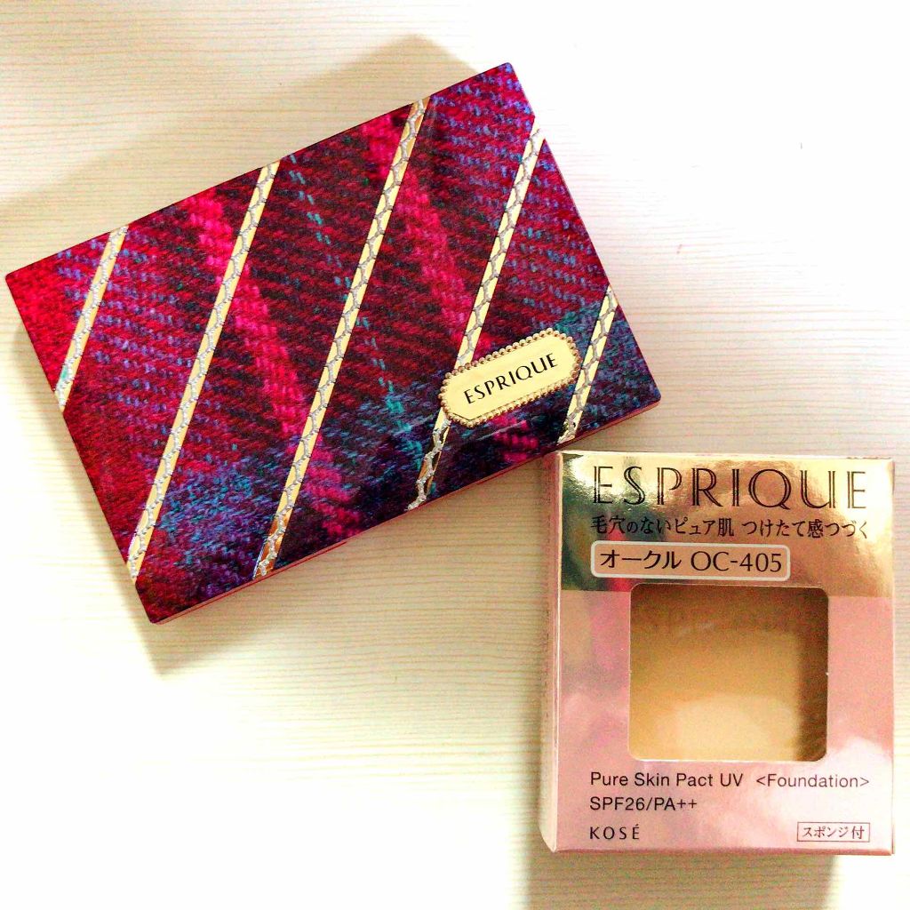 ピュアスキン パクト UV/ESPRIQUE/パウダーファンデーションを使ったクチコミ(1枚目)