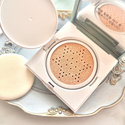 スキン フィット ルミナス サン クッション/Harper's BAZAAR Cosmetics/クッションファンデーションを使ったクチコミ(4枚目)