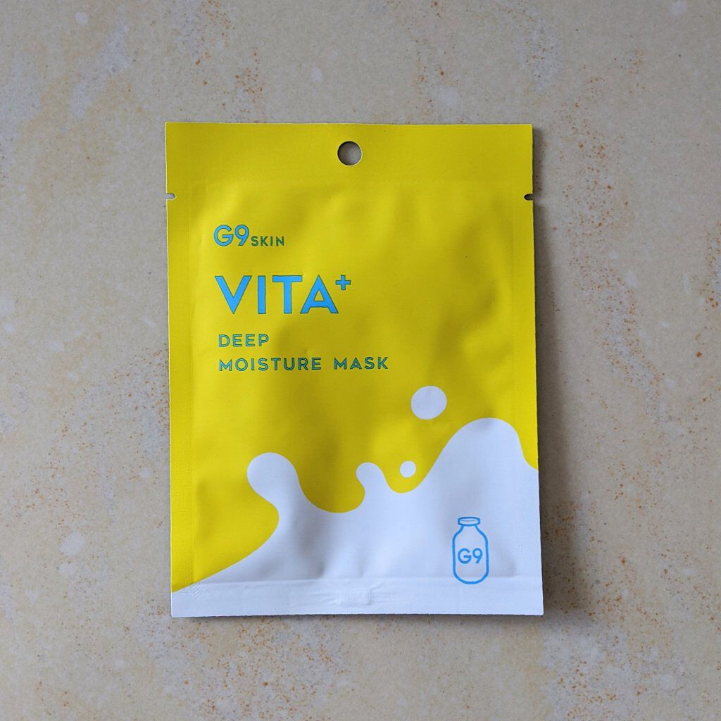ビタプラス ディープモイスチャーマスク/G9SKIN/シートマスク・パックを使ったクチコミ（3枚目）