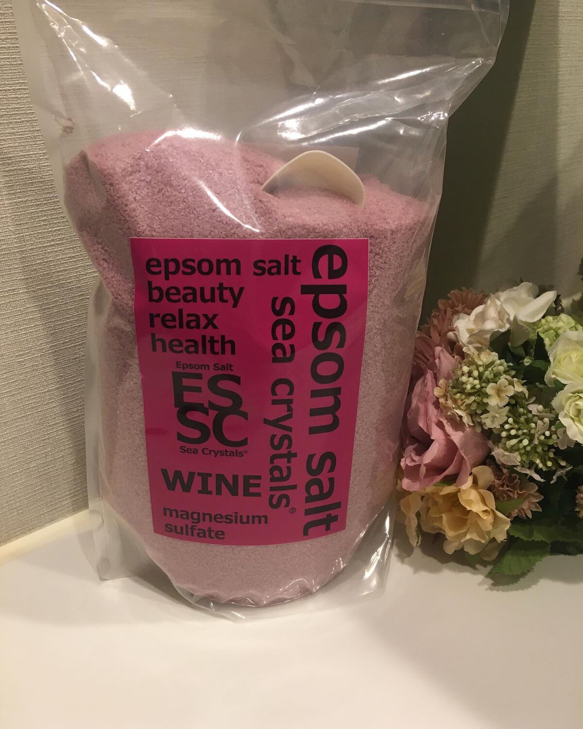 シークリスタルス エプソムソルト 赤ワイン/sea crystals/無機塩系入浴剤を使ったクチコミ(1枚目)