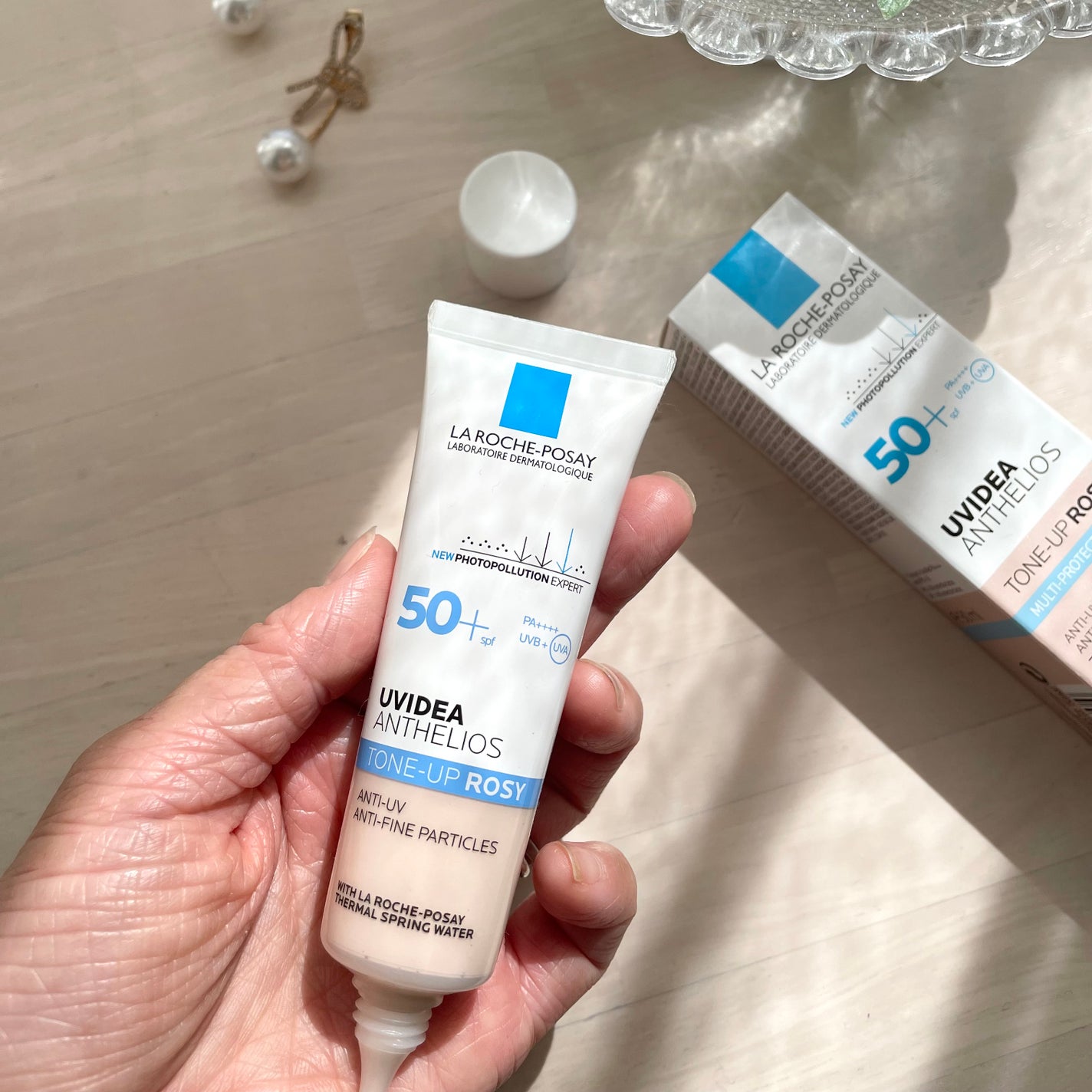 UVイデア XL プロテクショントーンアップ/ラ ロッシュ ポゼ/日焼け止めクリームを使ったクチコミ(3枚目)
