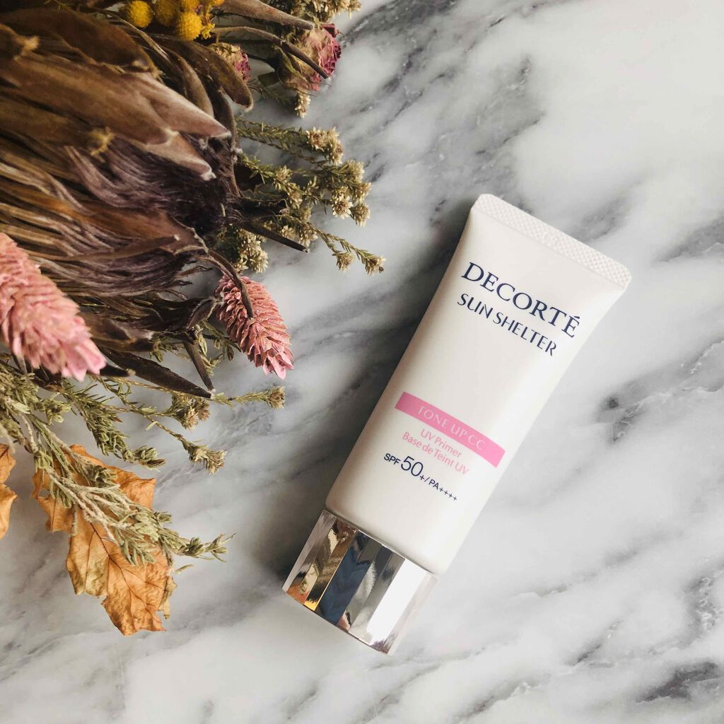 サンシェルター トーンアップCC/DECORTÉ/CCクリームを使ったクチコミ(1枚目)