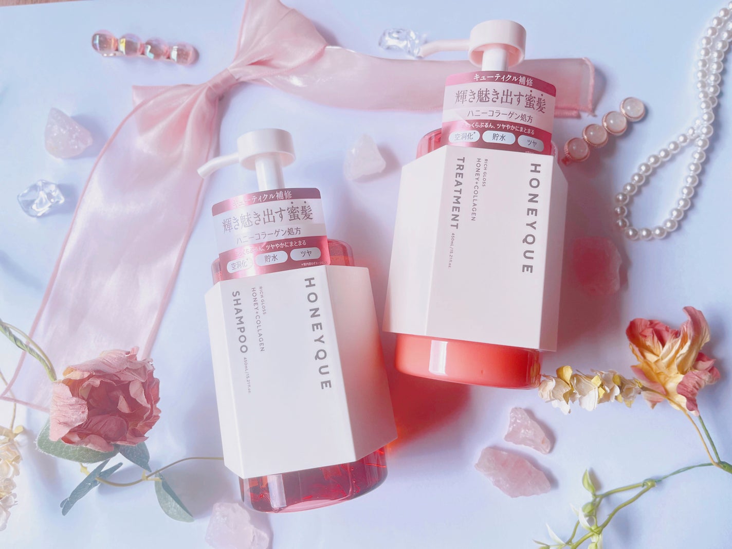 リッチグロス シャンプー シャイニー/ヘアトリートメント シャイニー/ハニーク/市販シャンプーを使ったクチコミ(1枚目)