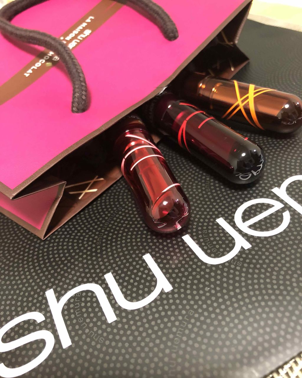 ルージュ アンリミテッド/shu uemura/口紅を使ったクチコミ（1枚目）