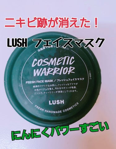 LUSH フレッシュフェイスマスクの乙女の戦士です。

私はLUSHが大好きでいろいろなものを使っています。
いつもフレッシュフェイスマスクの人魚姫を愛用していました。
しかし、買いに行くと売り切れでし