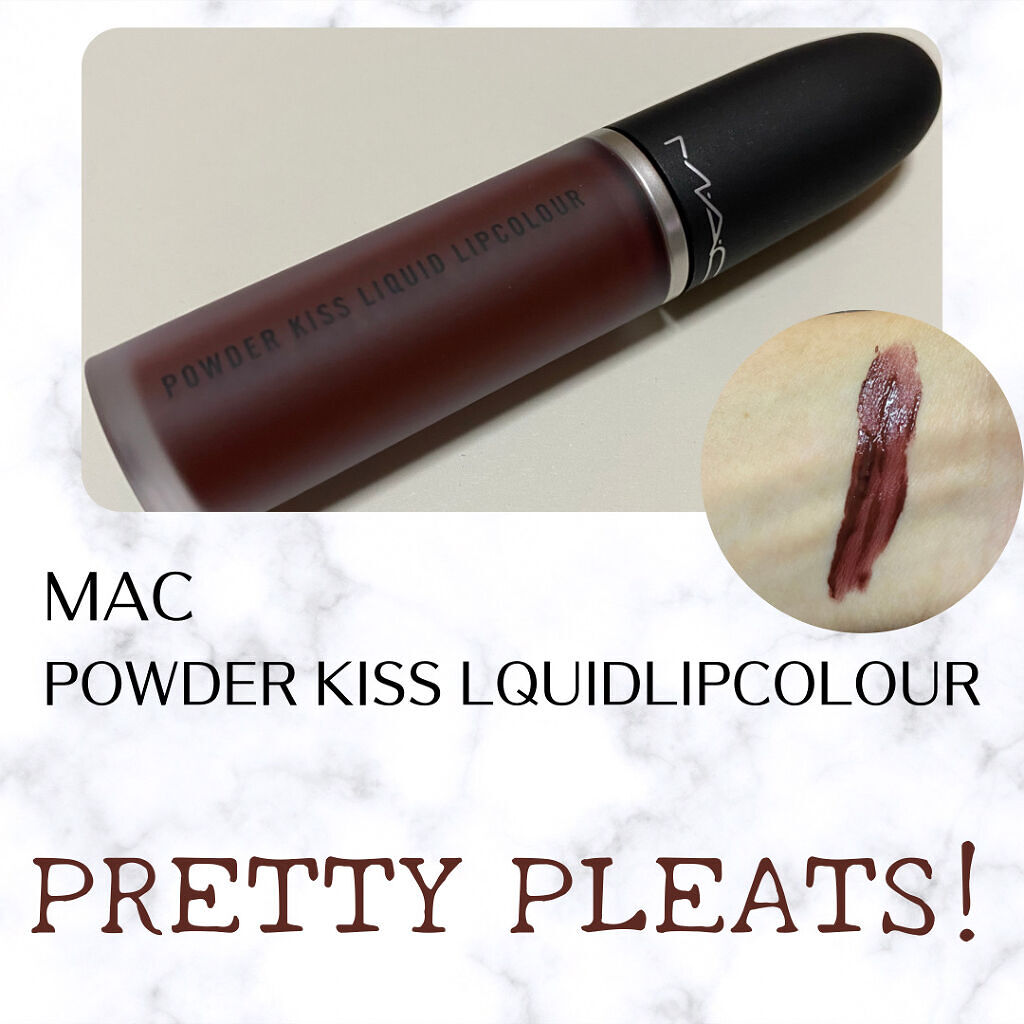 パウダー キス リキッド リップカラー/M・A・C/口紅を使ったクチコミ（3枚目）