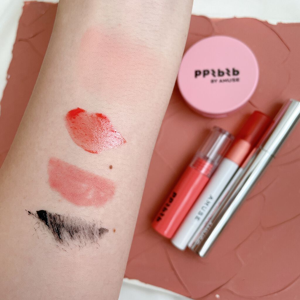 パウダーリップバームペンシル/AMUSE/口紅を使ったクチコミ(6枚目)