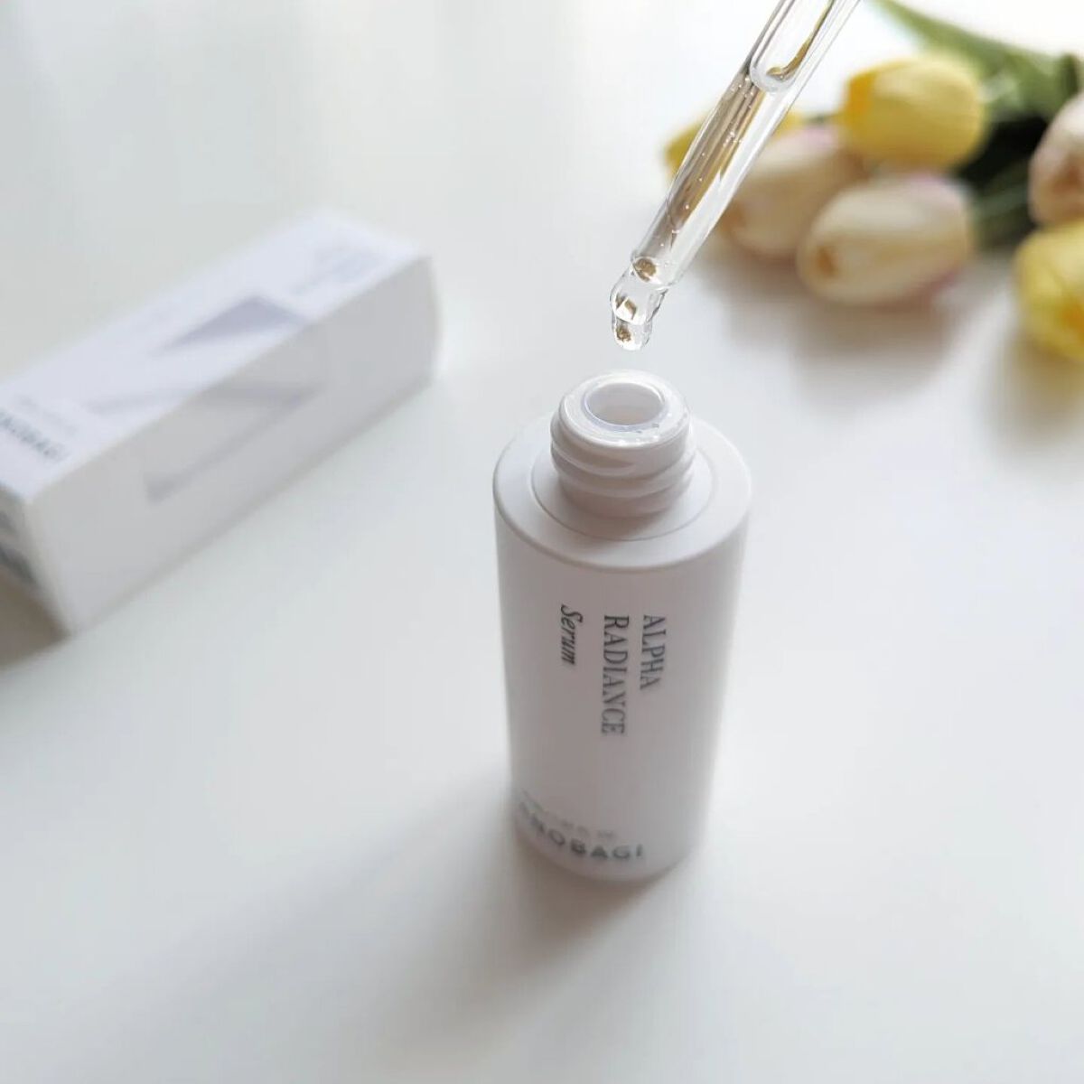 アルファラディアンスグローセラム/BANOBAGI/美容液を使ったクチコミ（3枚目）
