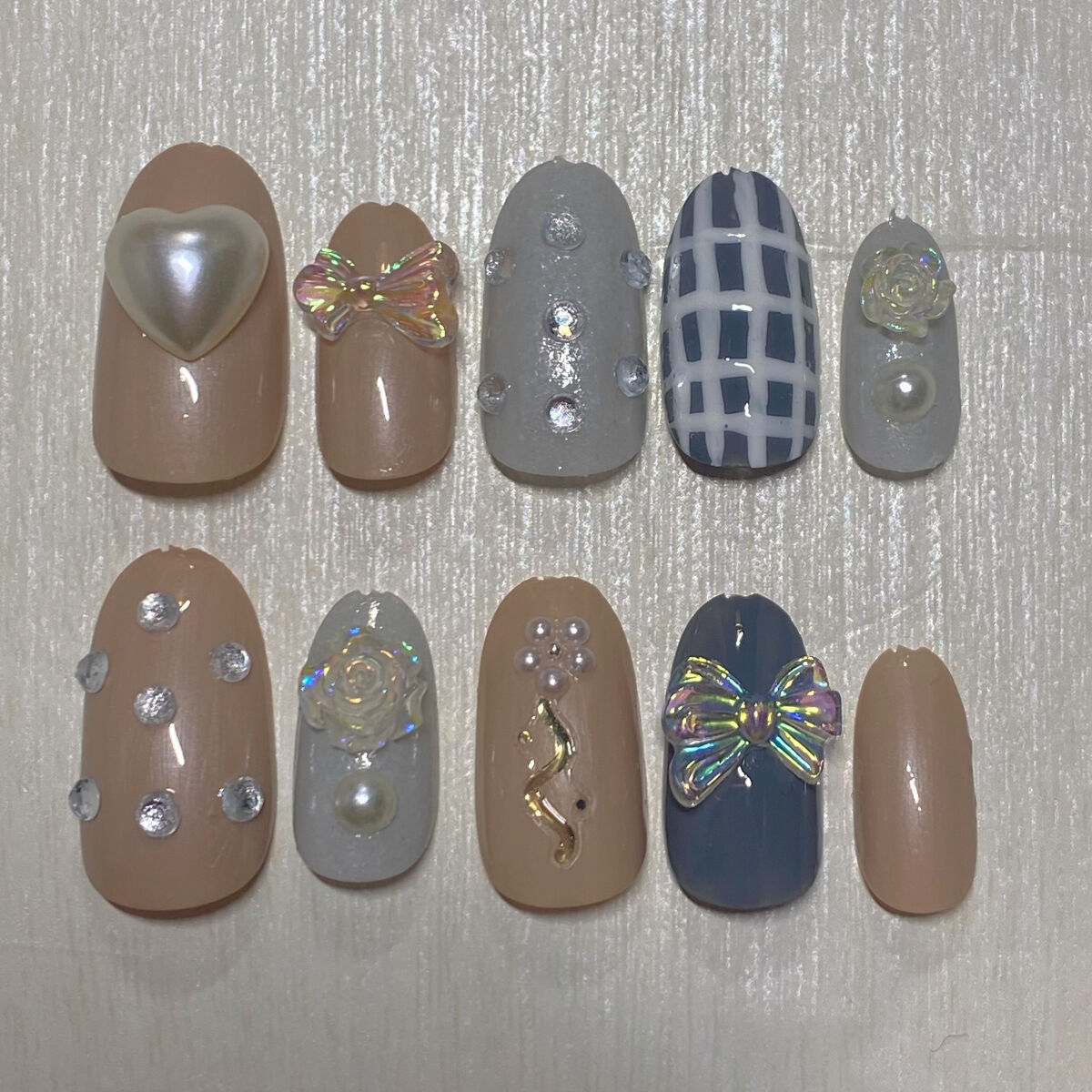 ネイルパーツ/セリア/ネイルチップ・パーツを使ったクチコミ（2枚目）