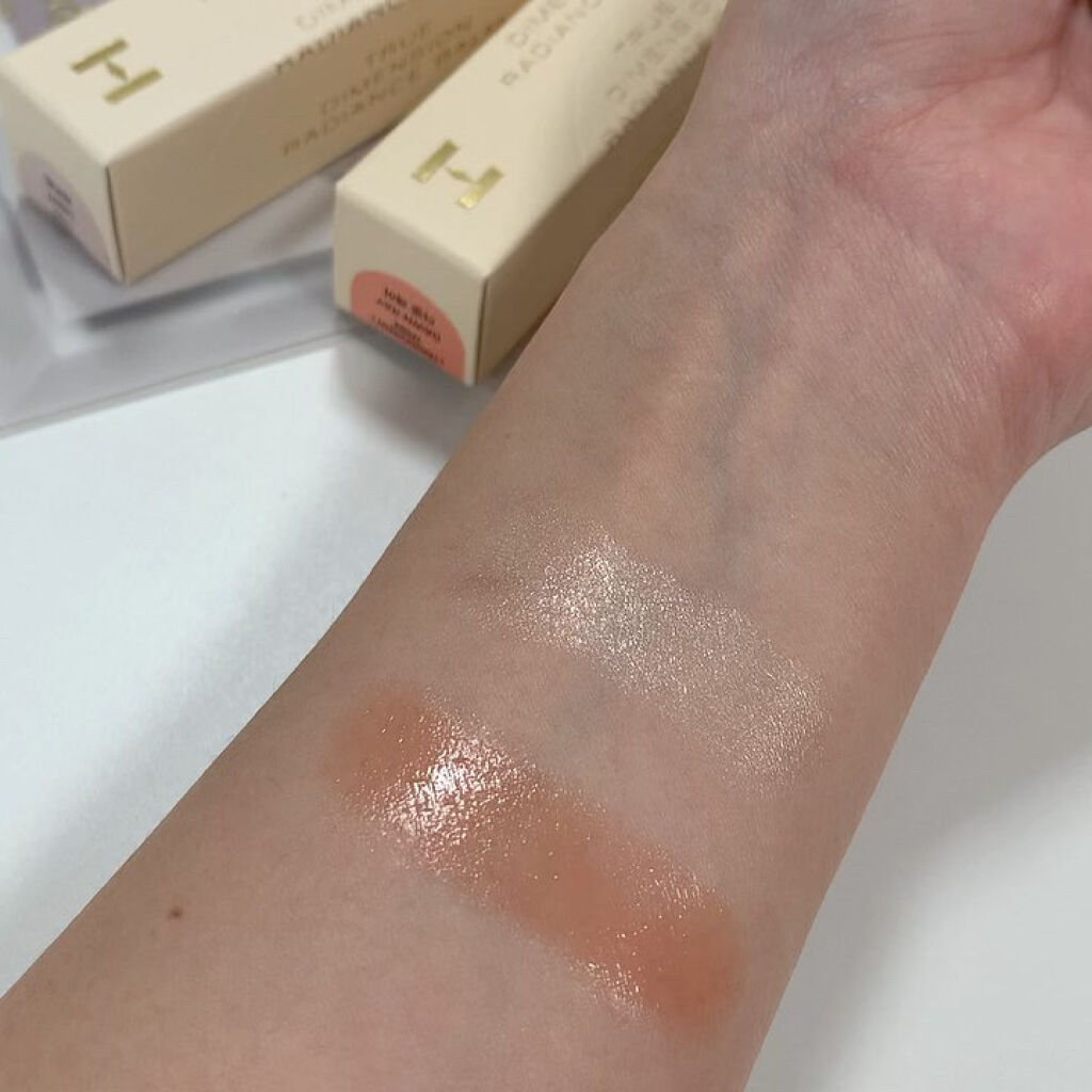 トゥルーディメンションラディアンスバーム/hince/スティックハイライトを使ったクチコミ（2枚目）