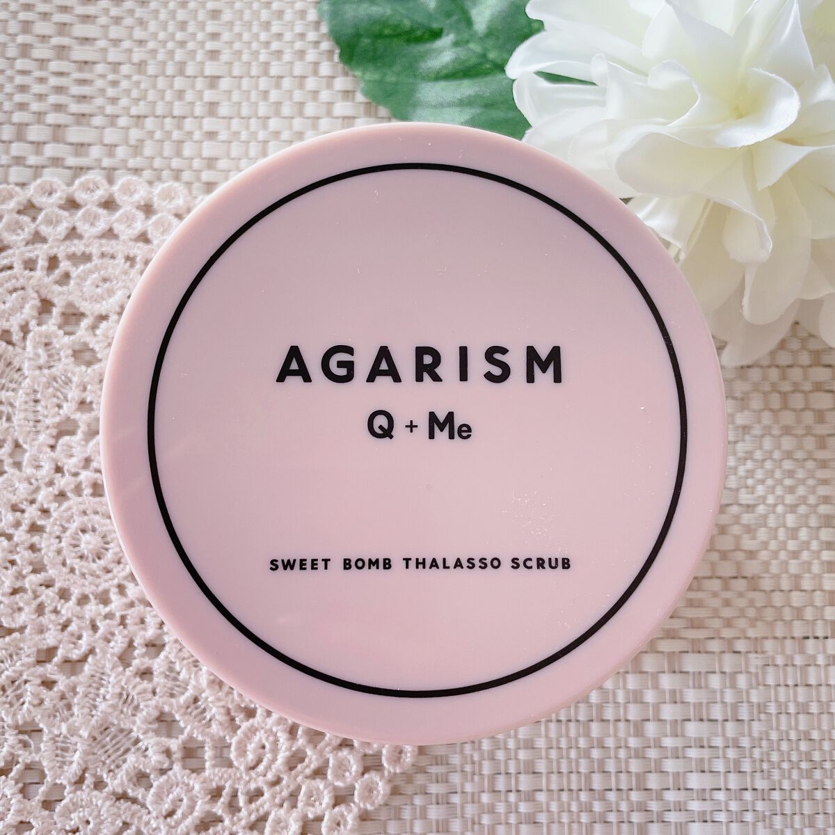 Q+Me スウィート ボム タラソ スクラブ/AGARISM/バスト・ヒップケアを使ったクチコミ(1枚目)