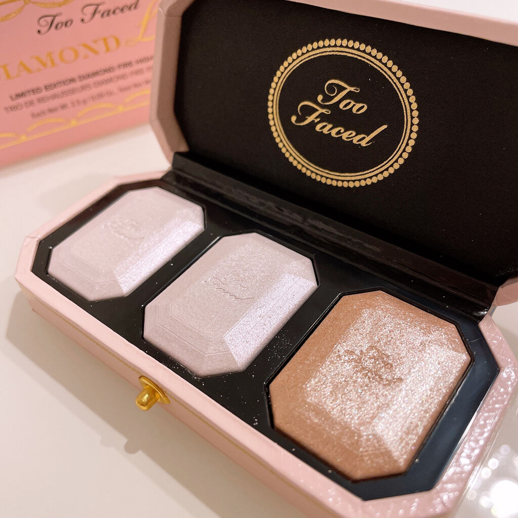 ～ダイヤモンドライト シリーズ～ マルチユース ハイライター トリオ/Too Faced/パウダーハイライトを使ったクチコミ（2枚目）