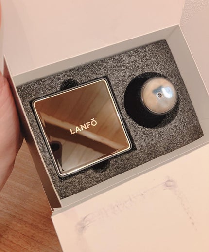 パールクリスタルファンデーション 02 ナチュラルホワイト/LANFO/クッションファンデーションの画像