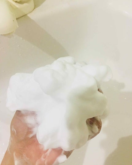 洗顔用泡立てネット/無印良品/その他スキンケアグッズを使ったクチコミ(2枚目)