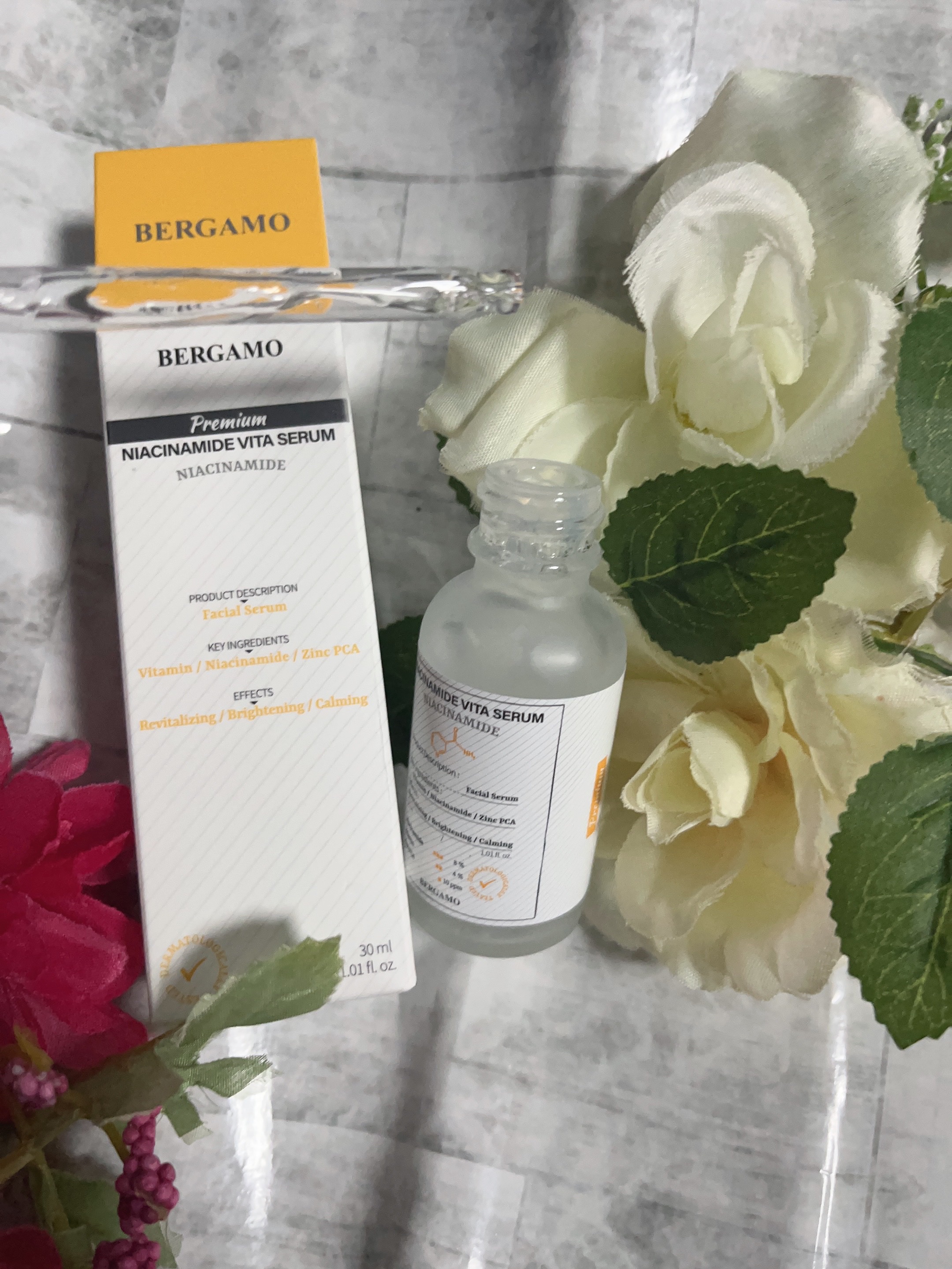 24k real gold ampoule /BERGAMO /オールインワン化粧品を使ったクチコミ（3枚目）