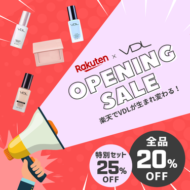 📢全品20%OFF！25%OFFのお得なセットも🉐🌟
この度、VDL 楽天市場店は＼LG BEAUTY Japan 楽天市場店／に生まれ変わります！🎉

そこで！本日から【全品20%OFF & ポイント