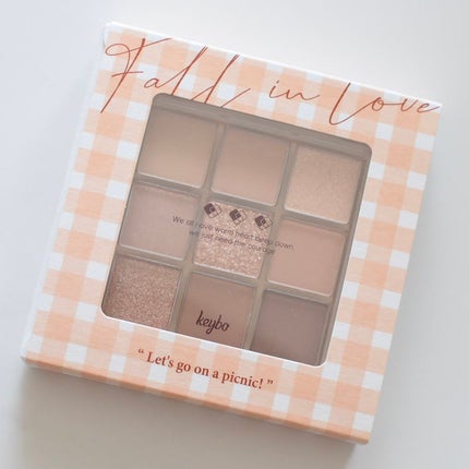 KEYBO FALL IN LOVE SHADOW PALETTE/keybo/アイシャドウパレットを使ったクチコミ(2枚目)