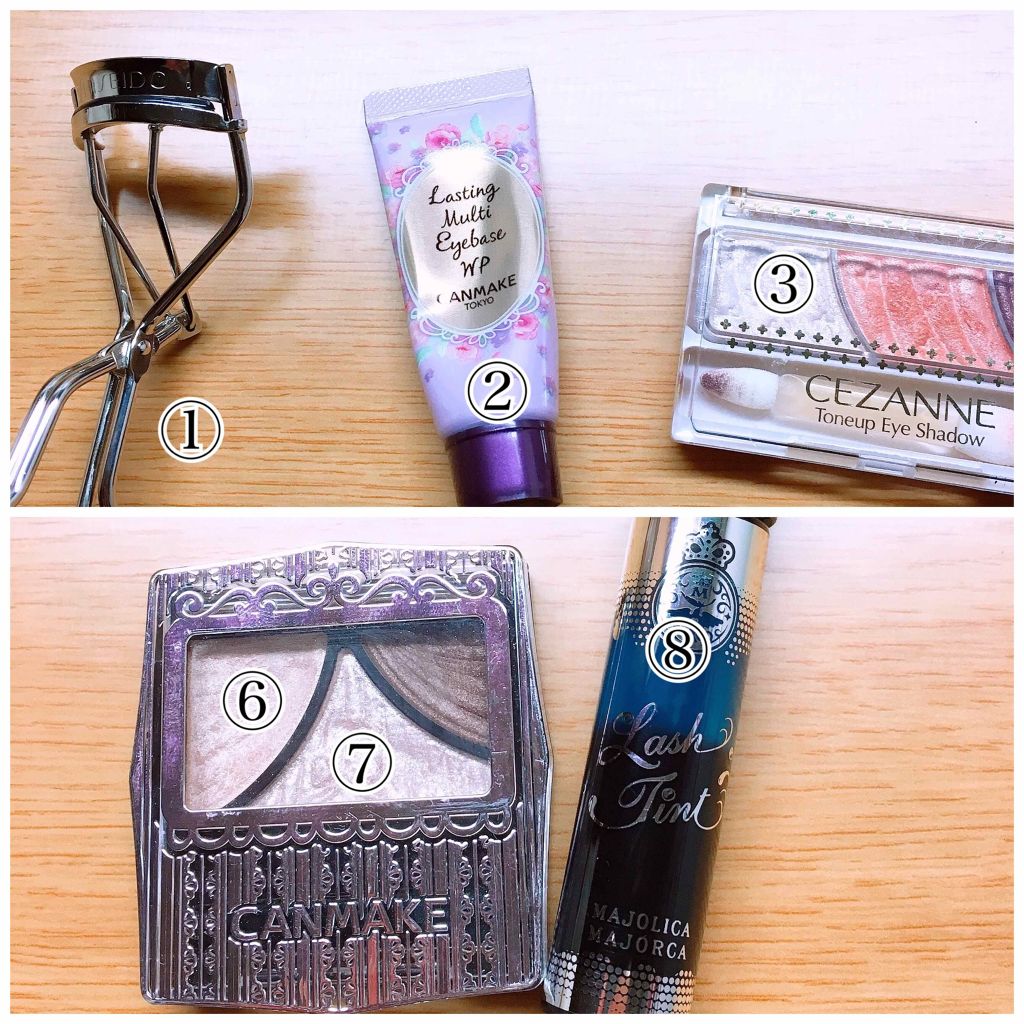 ジューシーピュアアイズ/キャンメイク/アイシャドウパレットを使ったクチコミ(2枚目)