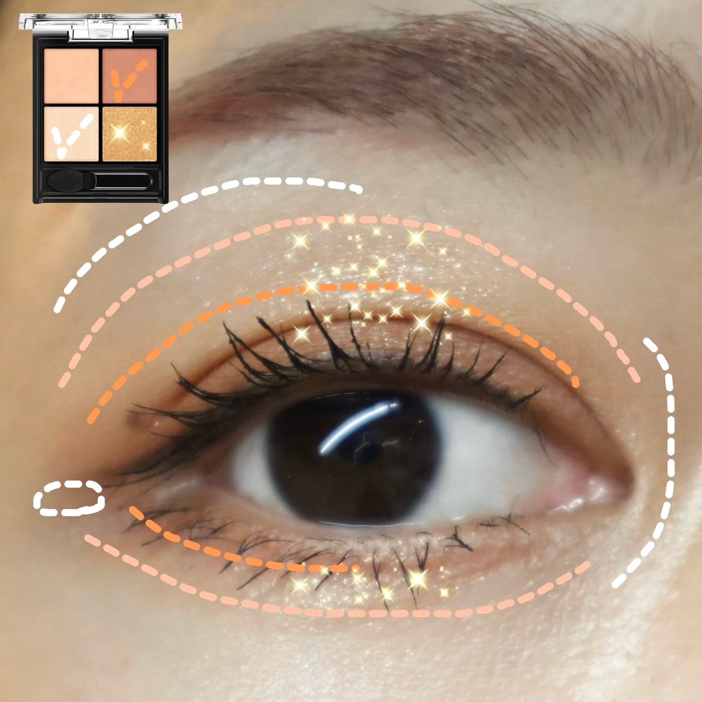 ケイト ポッピングシルエットシャドウ/KATE/アイシャドウパレットを使ったクチコミ(6枚目)