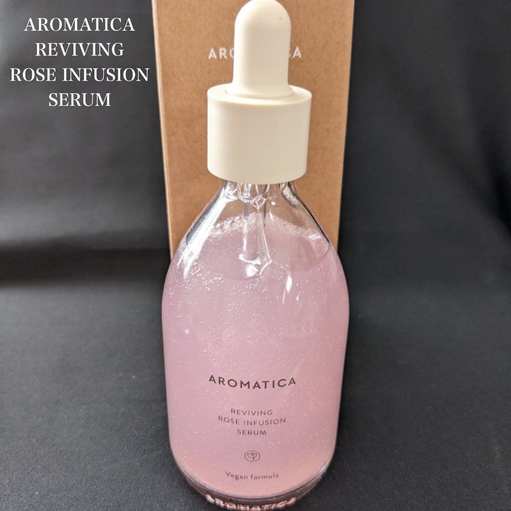 リバイビングローズインフュージョンセラム/AROMATICA/美容液を使ったクチコミ（2枚目）