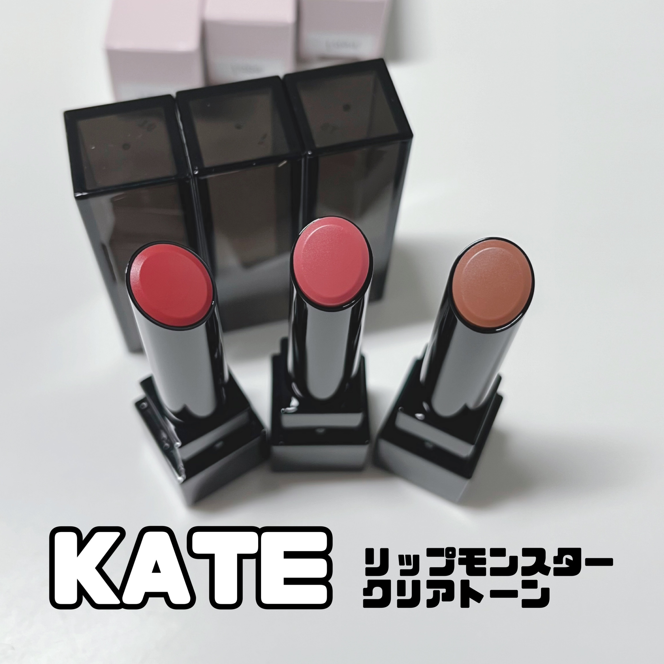 リップモンスター クリアトーン/KATE/口紅を使ったクチコミ（1枚目）