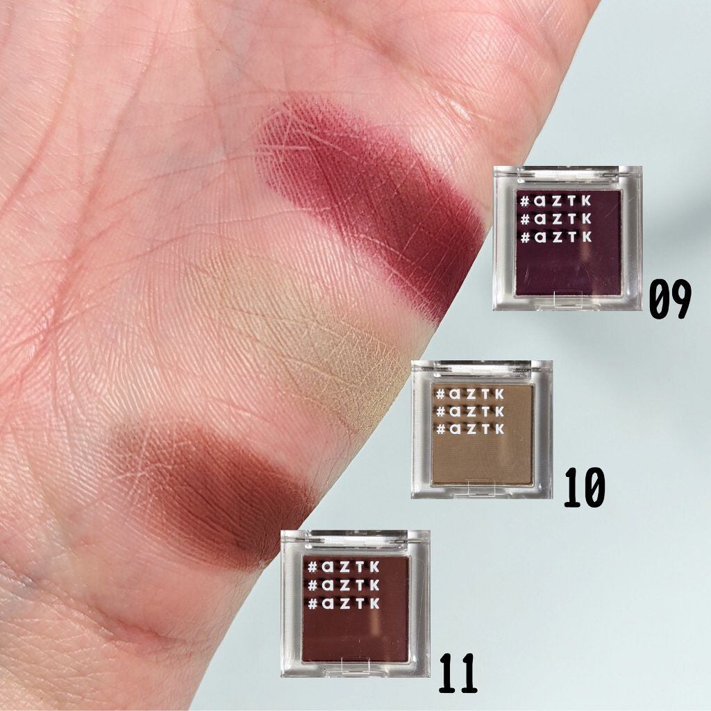 シングルアイシャドウ/aZTK/単色アイシャドウを使ったクチコミ(3枚目)