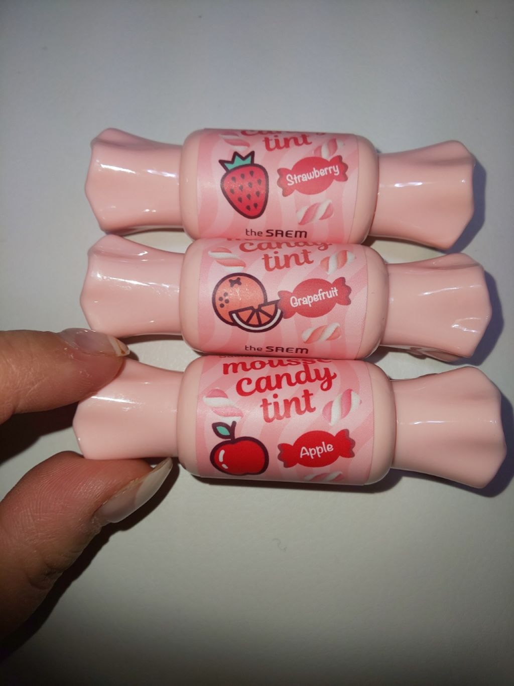 ムース キャンディー ティント/the SAEM/リップティントを使ったクチコミ(1枚目)