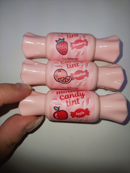 ムース キャンディー ティント/the SAEM/リップティントを使ったクチコミ(1枚目)