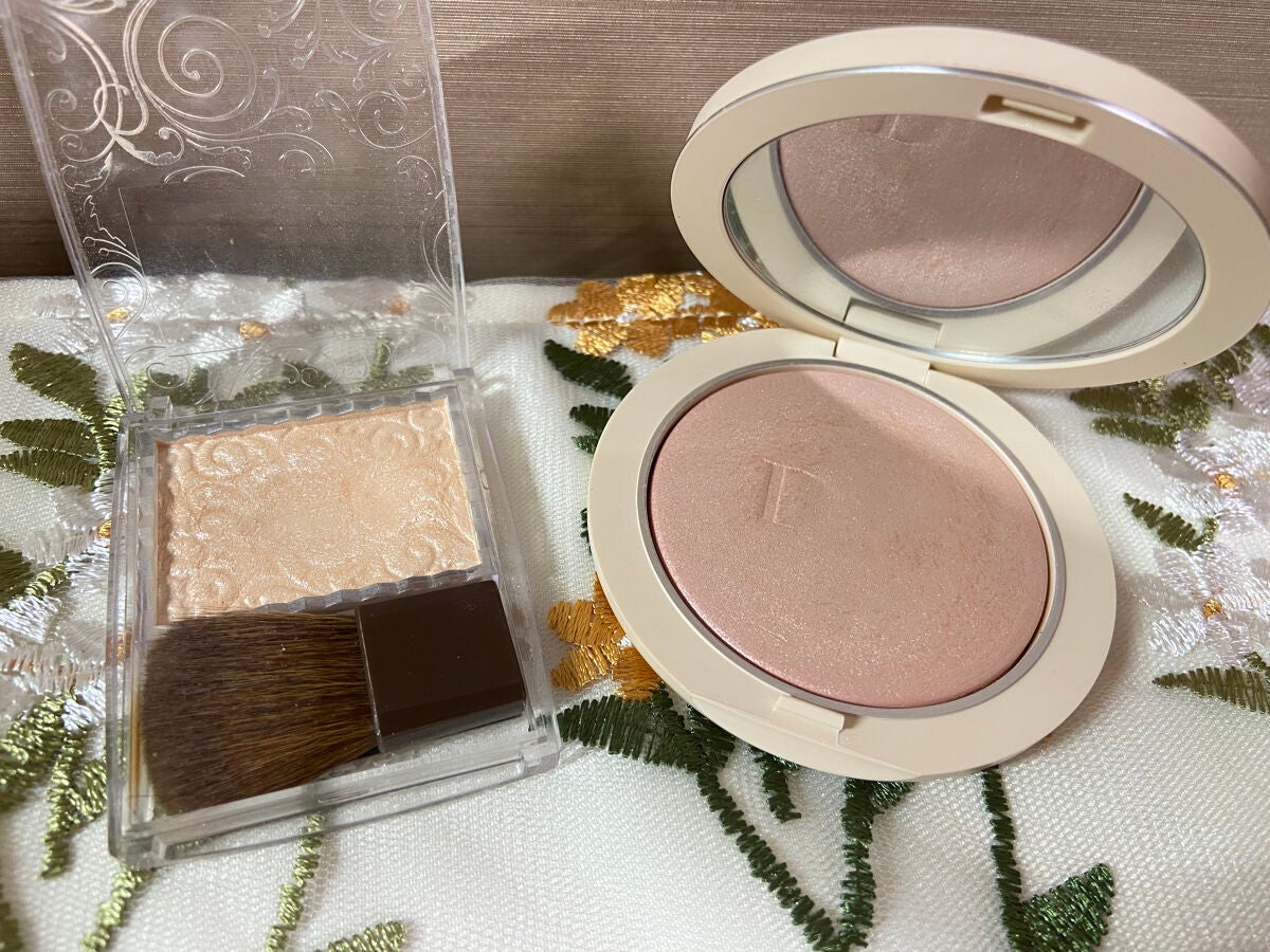 パールグロウハイライト/CEZANNE/パウダーハイライトを使ったクチコミ(2枚目)