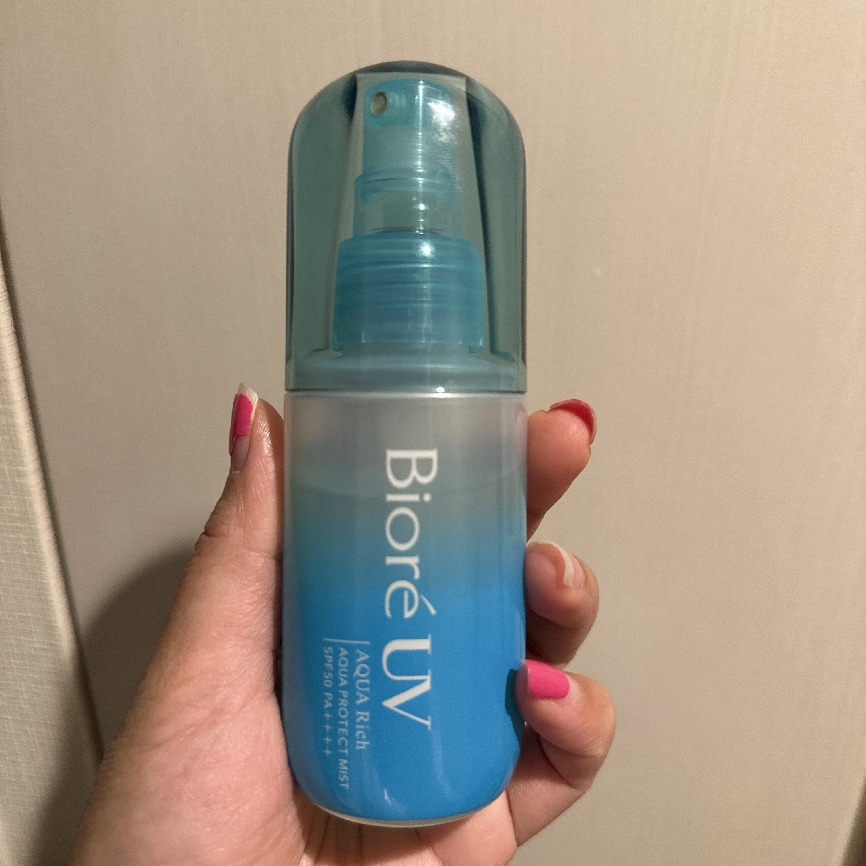 ビオレUV アクアリッチ アクアプロテクトミスト/ビオレ/日焼け止めミスト・スプレーを使ったクチコミ（1枚目）