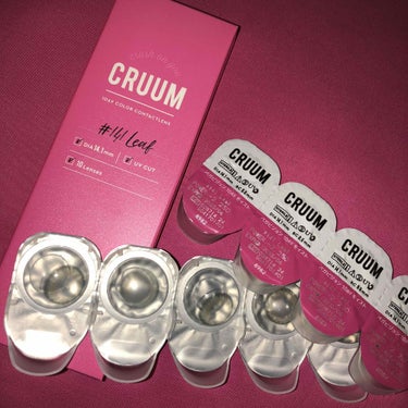 CRUUM 1day Leaf/CRUUM/ワンデー（１DAY）カラコンを使ったクチコミ（1枚目）