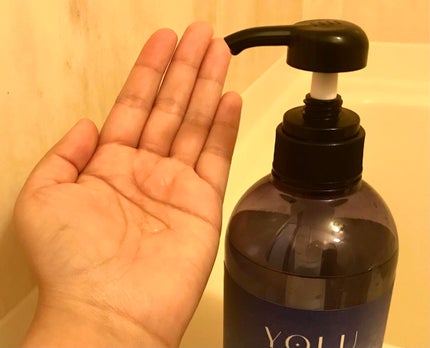 リラックスナイトリペア シャンプー/トリートメント シャンプー本体 475ml/YOLU/市販シャンプーを使ったクチコミ(2枚目)