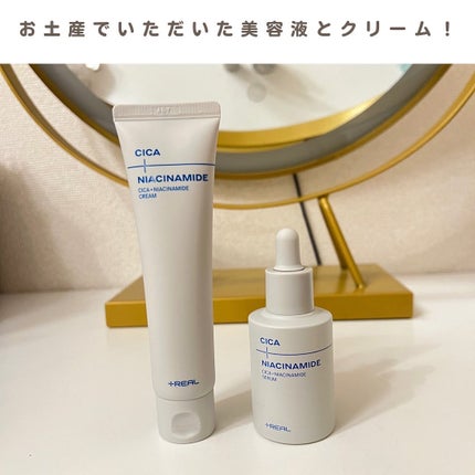 シカ+ナイアシンアミドセラム/+REAL/美容液を使ったクチコミ(4枚目)