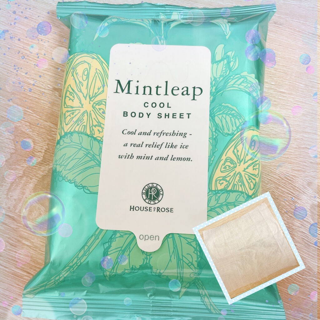 ミントリープ クール ボディシート/ハウス オブ ローゼ/ボディシートを使ったクチコミ(1枚目)