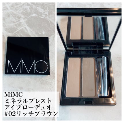 ミネラルプレストアイブローデュオ/MiMC/パウダーアイブロウを使ったクチコミ(1枚目)