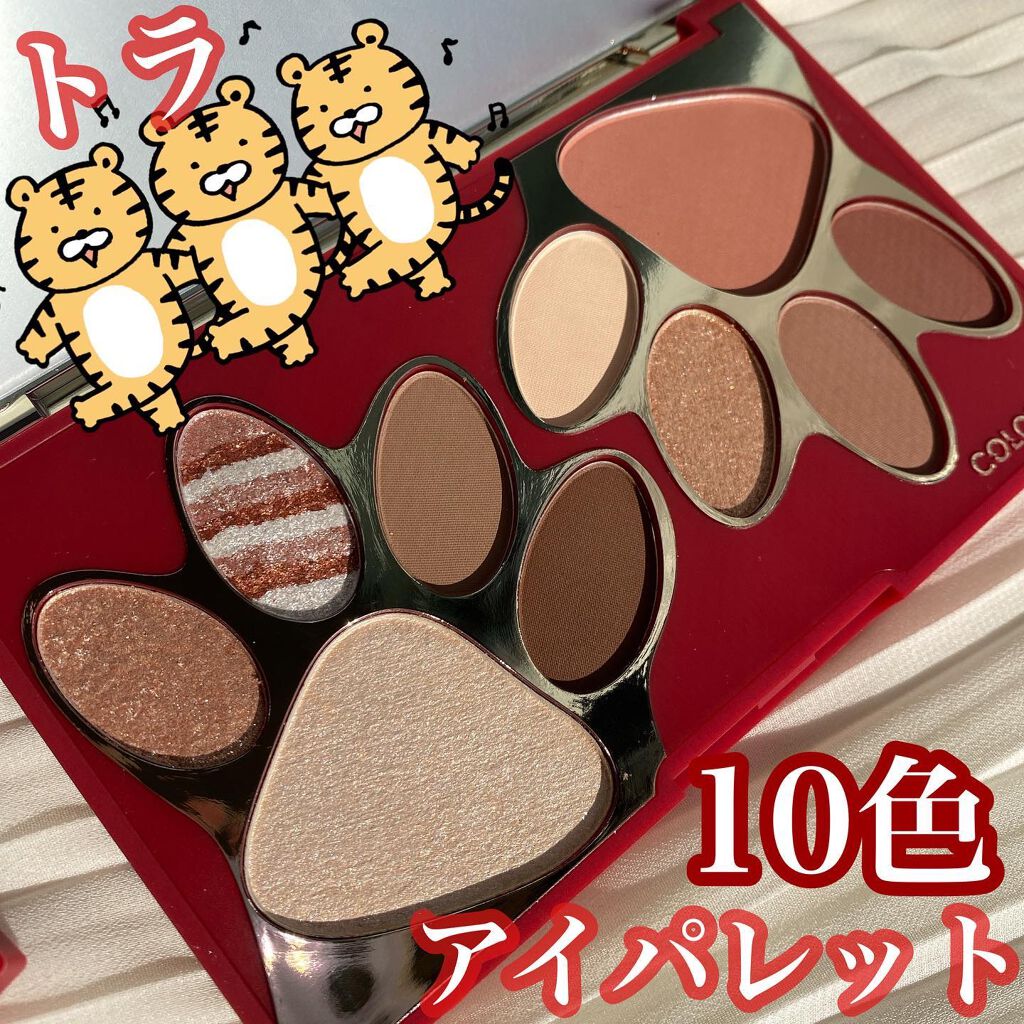 トラ十色アイシャドウパレット/COLORKEY/アイシャドウパレットを使ったクチコミ（1枚目）