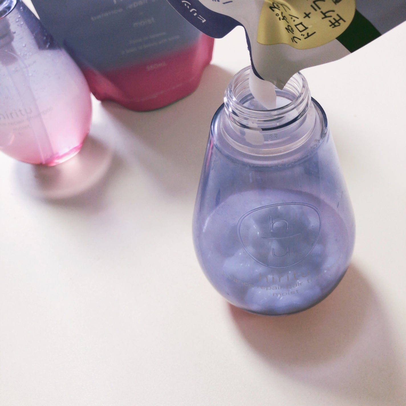 バランスリペア シャンプー/ヘアトリートメント モイスト/hiritu/市販シャンプーを使ったクチコミ(3枚目)