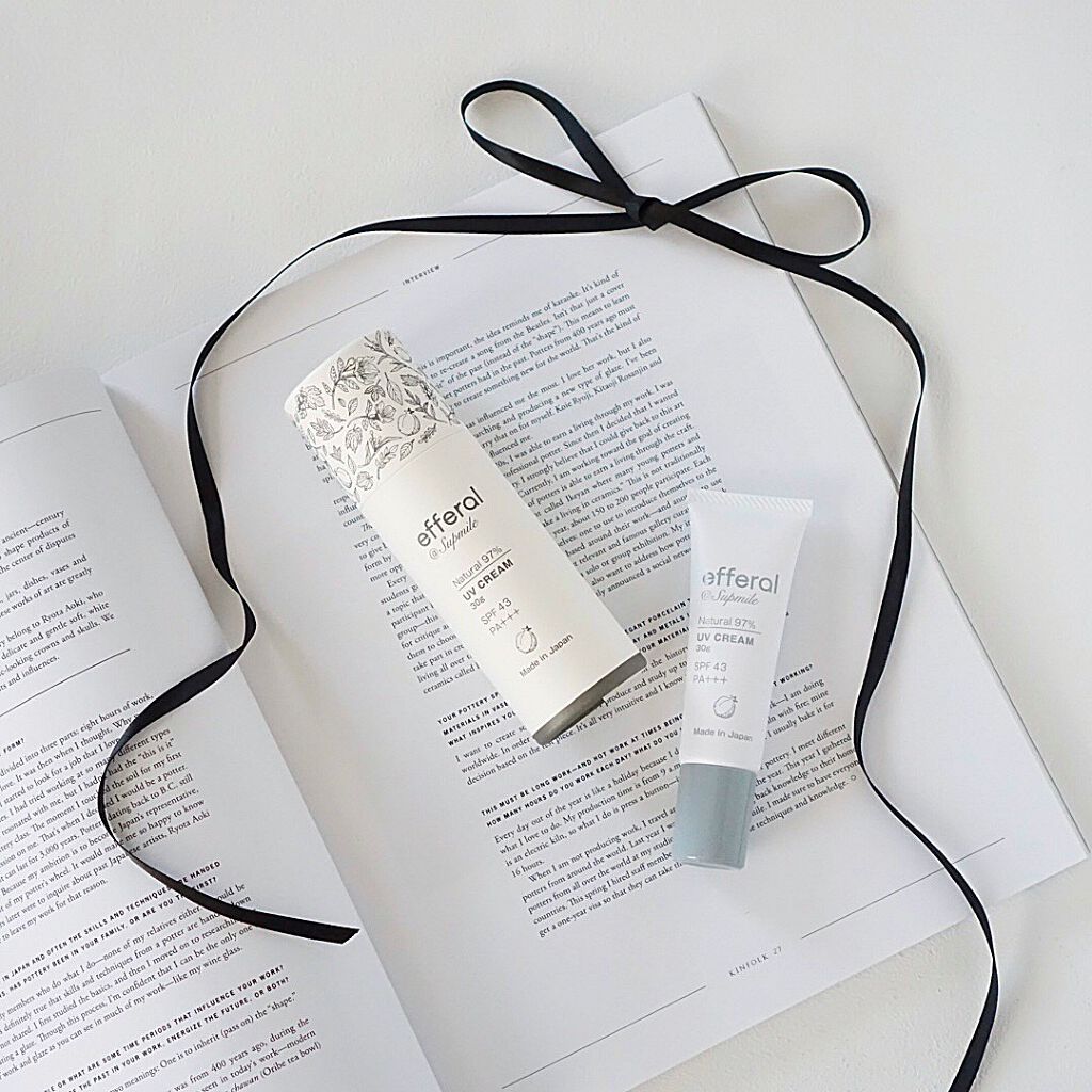 ナチュラルUVケアクリーム/efferal/日焼け止めクリームを使ったクチコミ(1枚目)