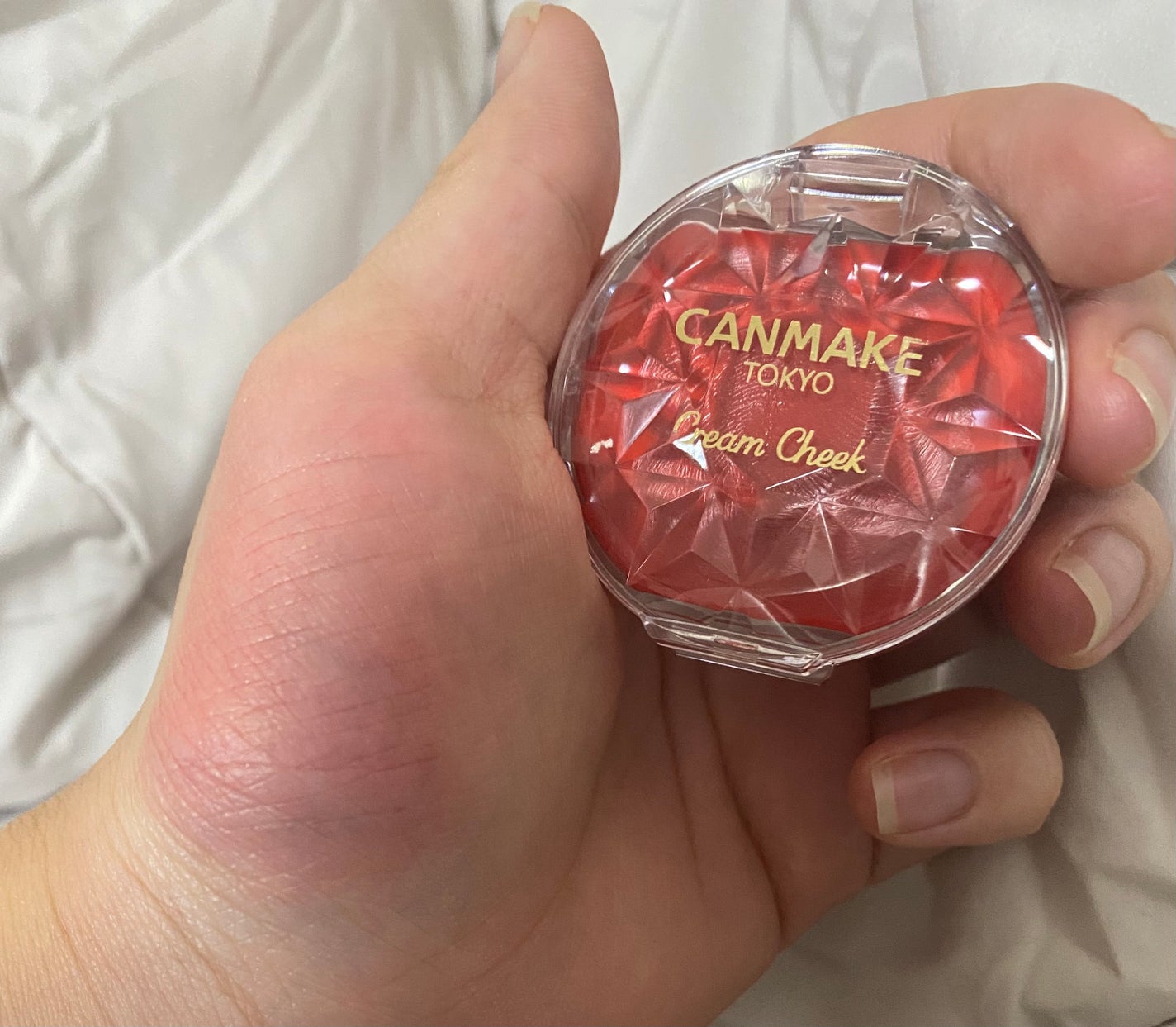 クリームチーク/キャンメイク/ジェル・クリームチークを使ったクチコミ(1枚目)