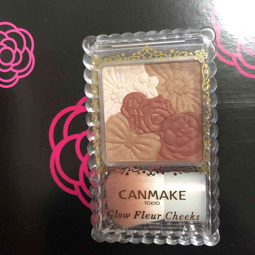 グロウフルールチークス/キャンメイク/パウダーチークを使ったクチコミ(1枚目)