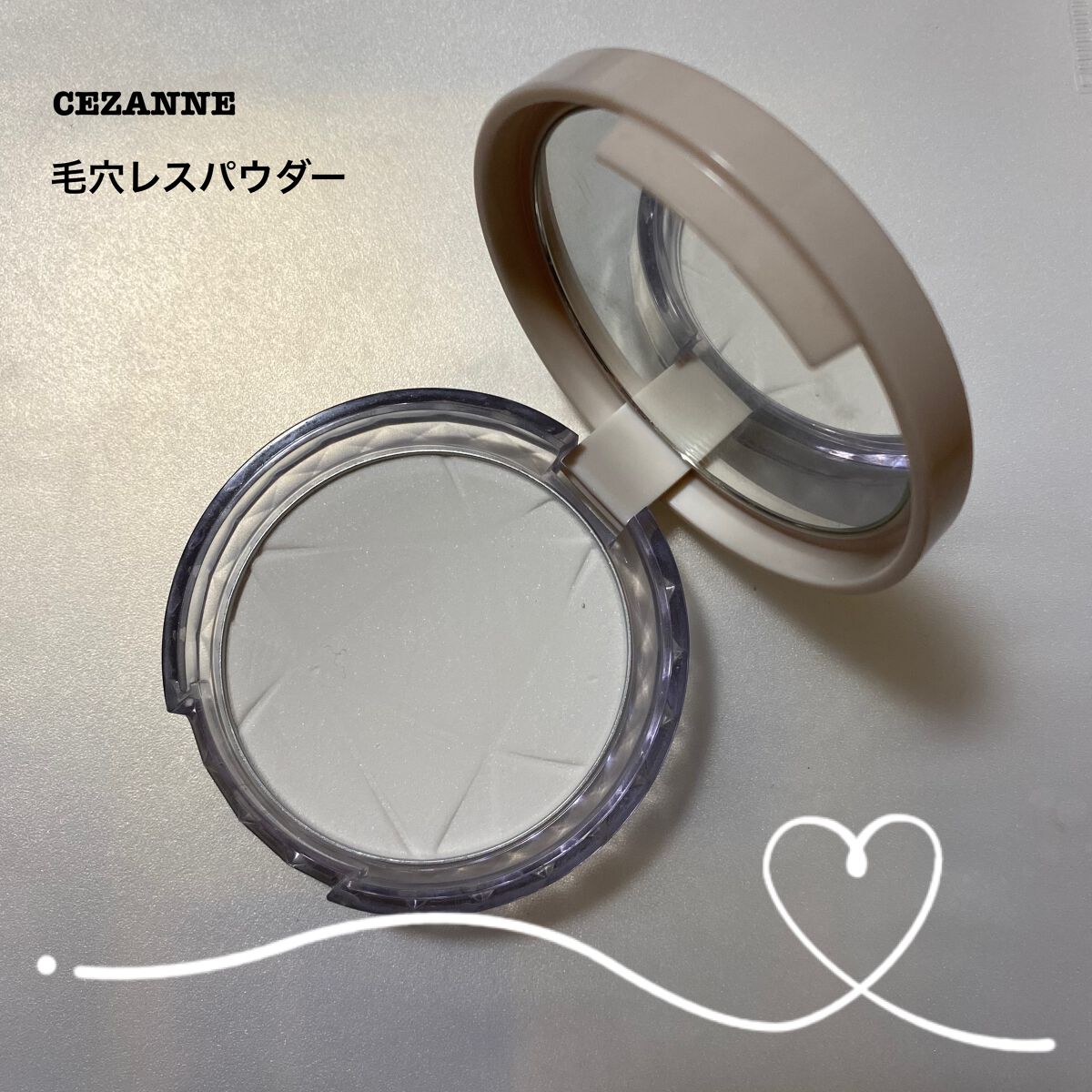 毛穴レスパウダー/CEZANNE/プレストパウダーを使ったクチコミ(1枚目)