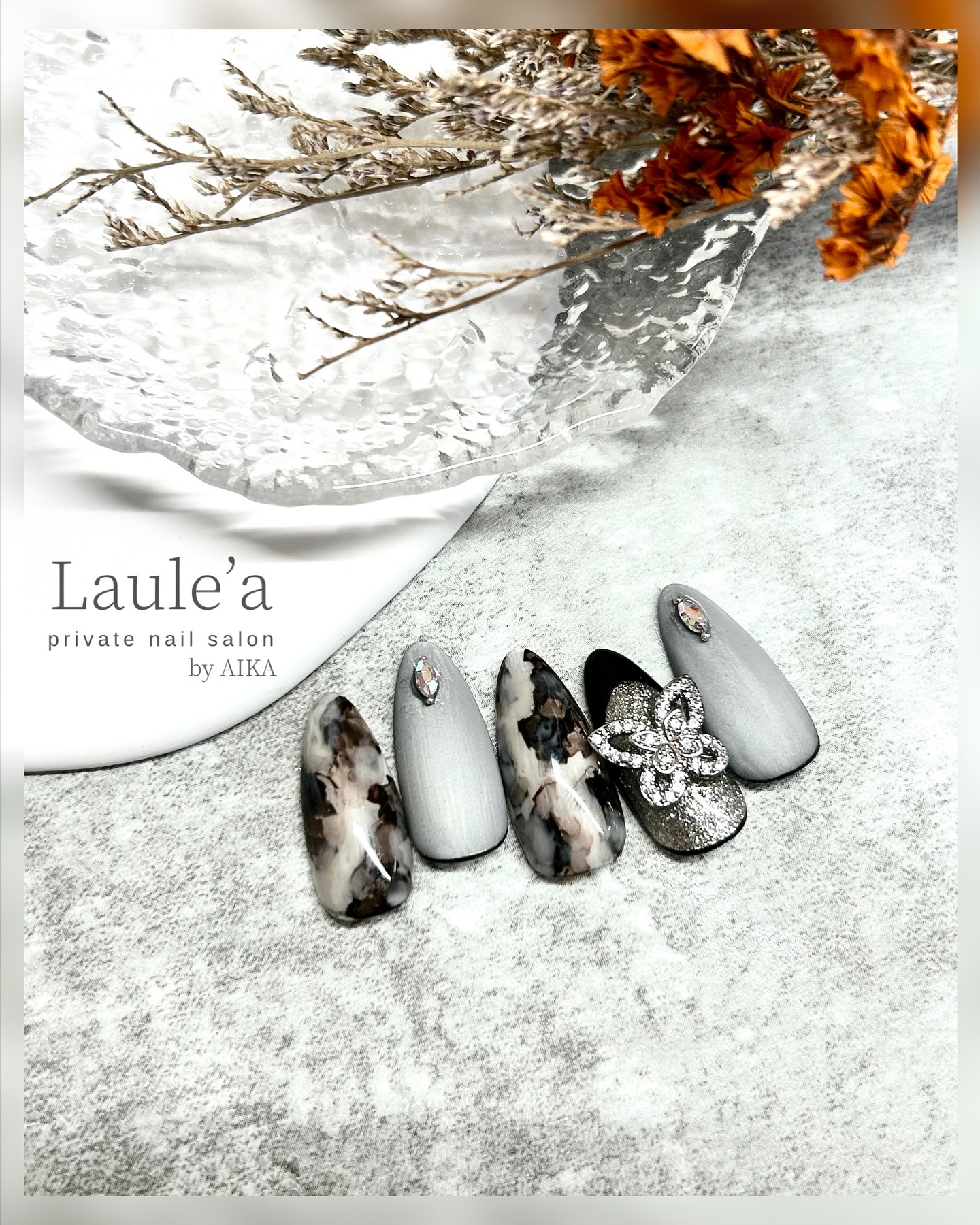 リーフストーン/キラネイル/ネイルチップ・パーツを使ったクチコミ（1枚目）