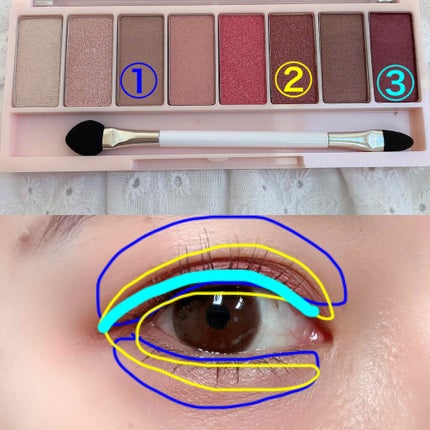 8色アイパレット/KIREI FACTORY/アイシャドウパレットを使ったクチコミ(2枚目)